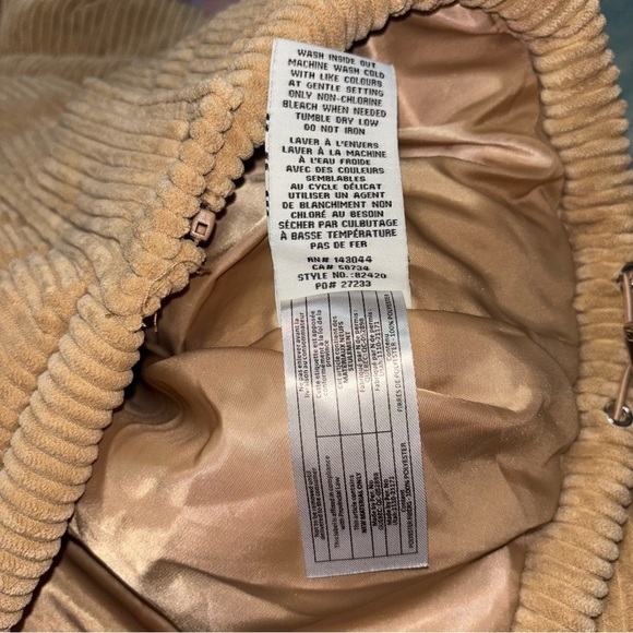 BAGATELLE COLLECTION Corduroy Puffer Coat size S - Picture 10 of 12